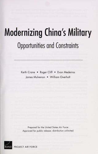 Modernizing China's military