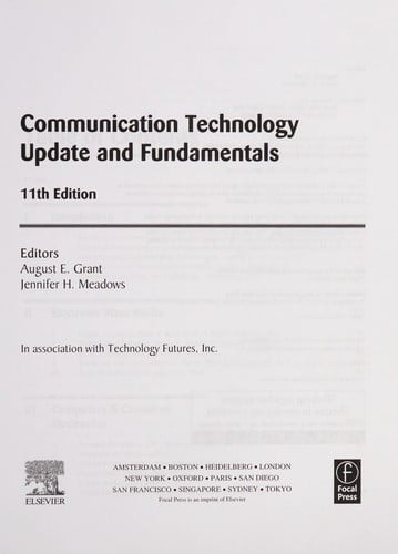 Communication technology update and fundamentals