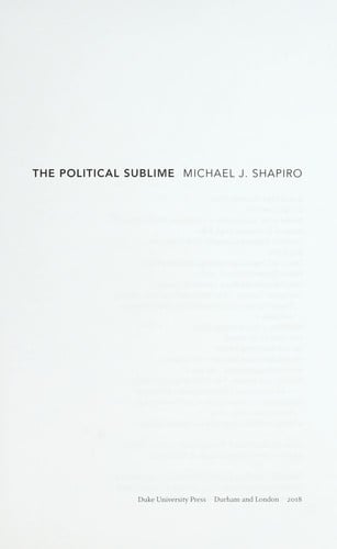 The political sublime