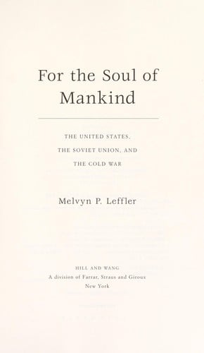 For the soul of mankind