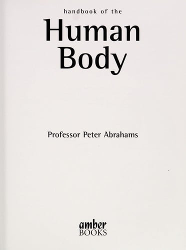 Handbook of the human body