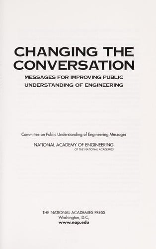 Changing the conversation