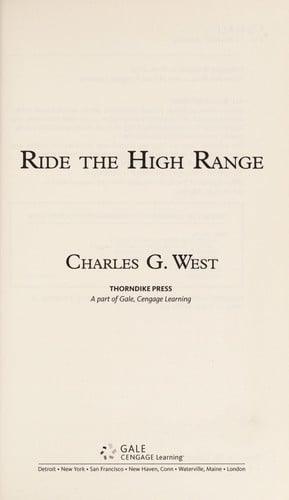 Ride the high range