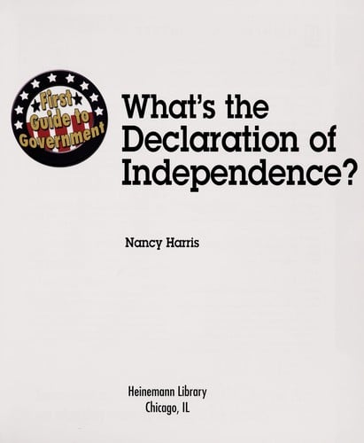 What's the Declaration of Independence?
