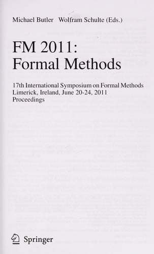 FM 2011: Formal Methods