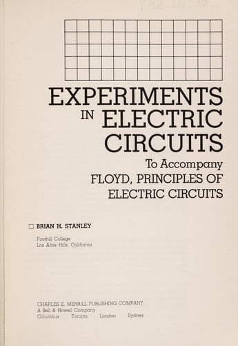 Experiments in electric circuits