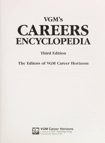 VGM's careers encyclopedia