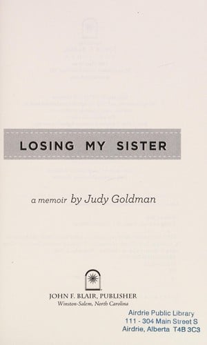 Losing my sister