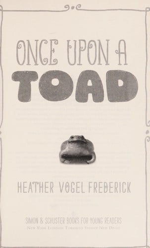 Once upon a toad