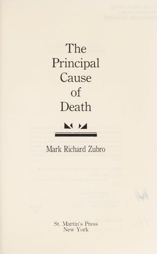 The principal cause of death