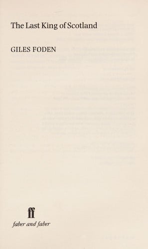 The last king of Scotland