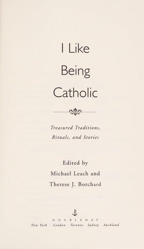 I like being Catholic