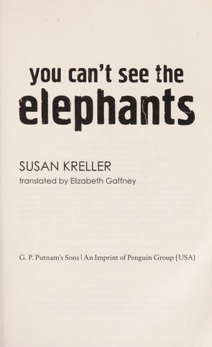 You can't see the elephants