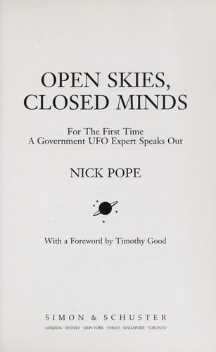 Open skies, closed minds