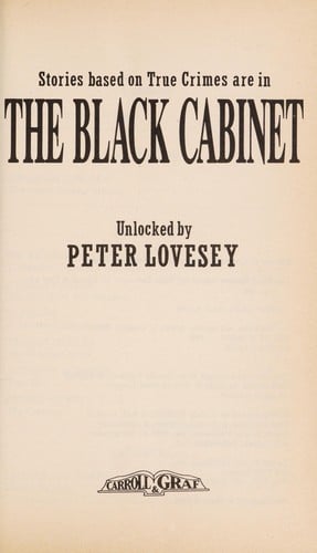 The Black Cabinet