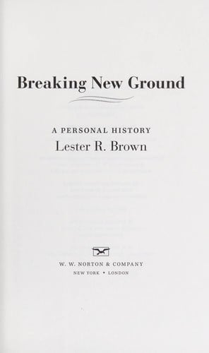 Breaking New Ground