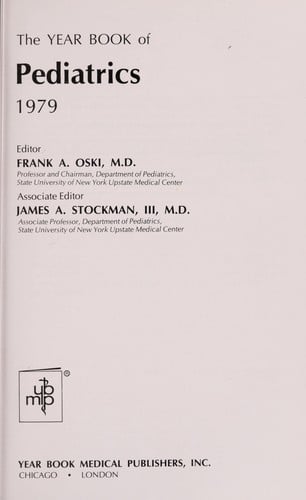 The year book of pediatrics