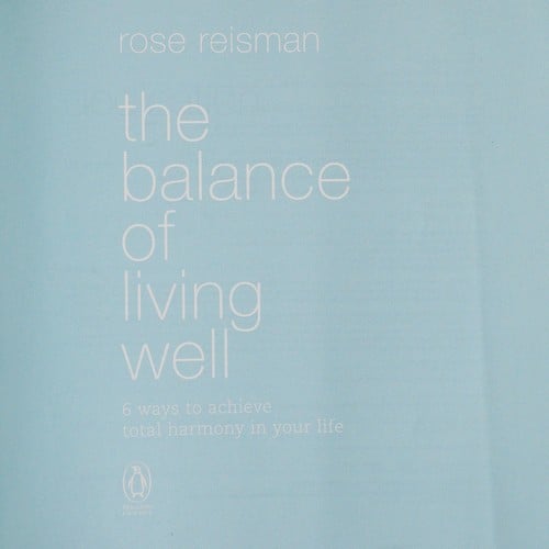 The balance of living well