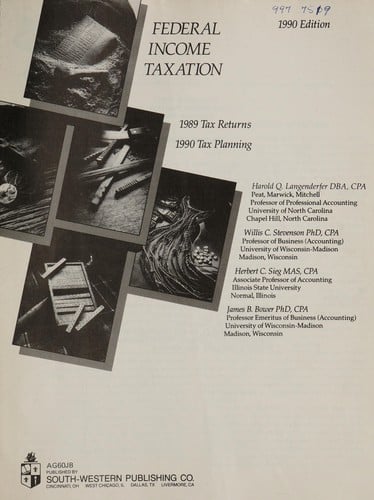 Federal income taxation