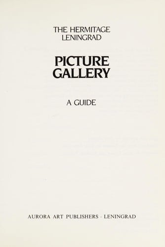 The Hermitage Leningrad picture gallery