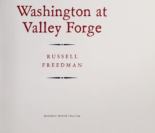 Survival at Valley Forge