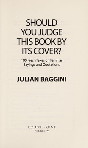 Should you judge this book by its cover?