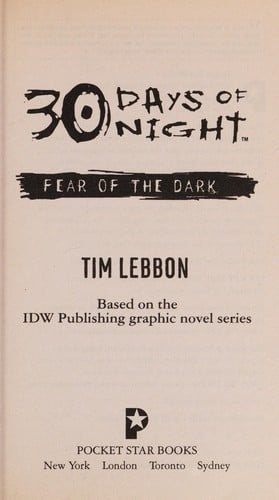 30 days of night - Fear of the dark