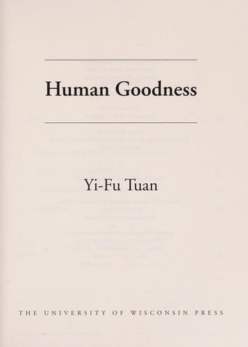 Human goodness