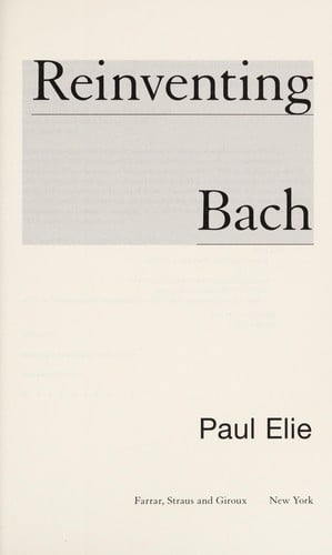Reinventing Bach