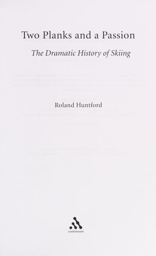 Two planks and a passion