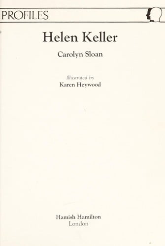 Helen Keller (Profiles (London, England))
