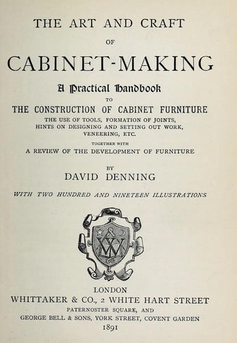 The art and craft of cabinet-making