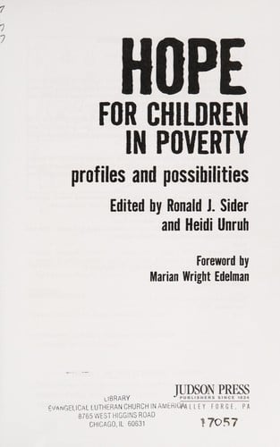 Hope for children in poverty