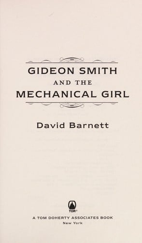 Gideon Smith and the mechanical girl