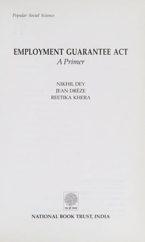 Employment Guarantee Act