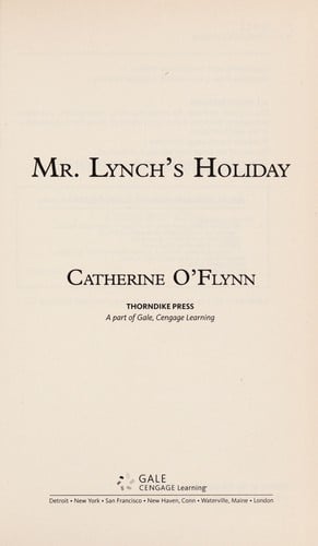 Mr. Lynch's holiday