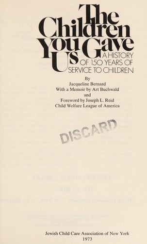 The children you gave us