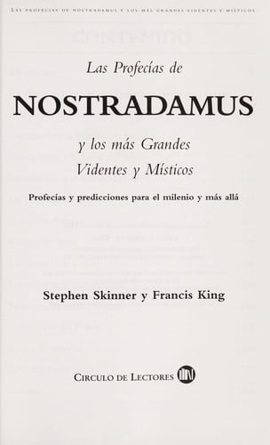 Las profecias de Nostradamus y los mas grandes videntes y misticos del mundo