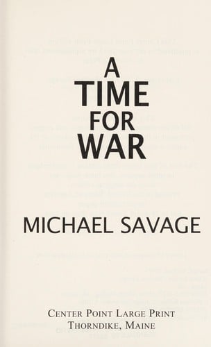 A time for war