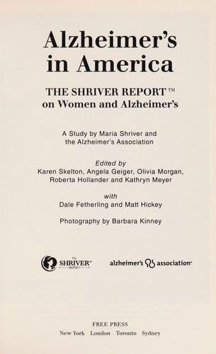 Alzheimer's in America