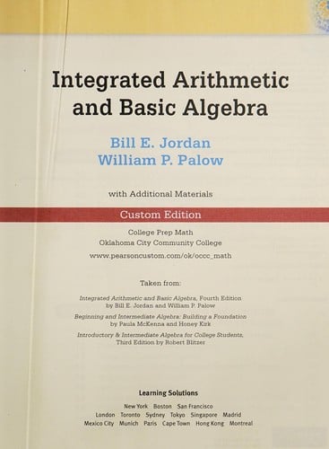 Integrated arithmetic and basic algebra