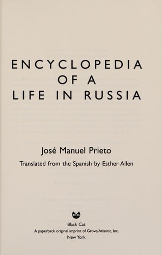 Encyclopedia of a life in Russia