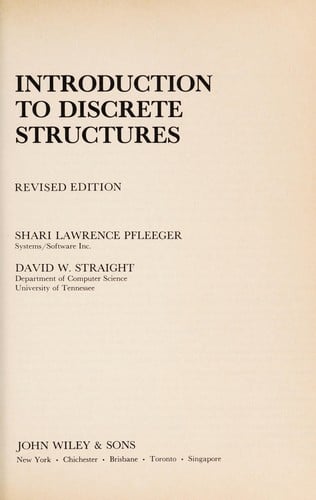 Introduction to discrete structures