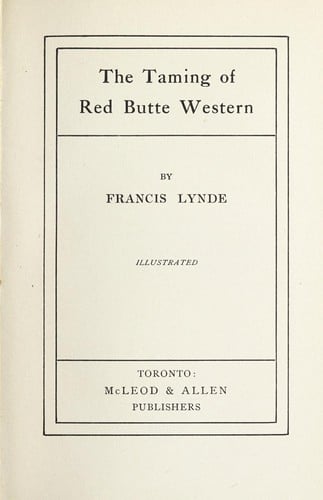 The taming of Red Butte Western