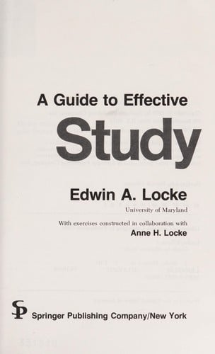 A guide to effective study