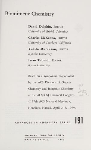 Biomimetic chemistry