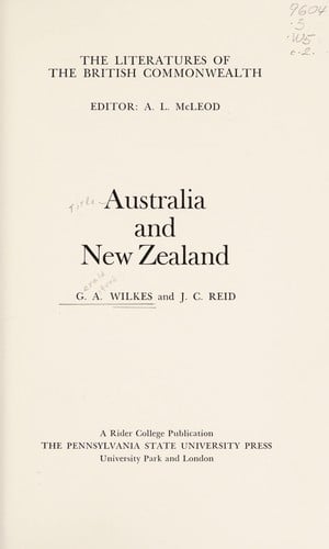 Australia and New Zealand