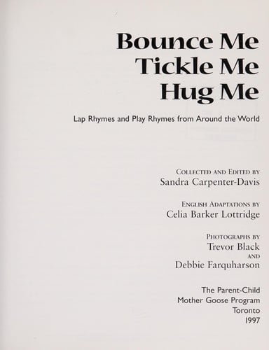 Bounce me, tickle me, hug me