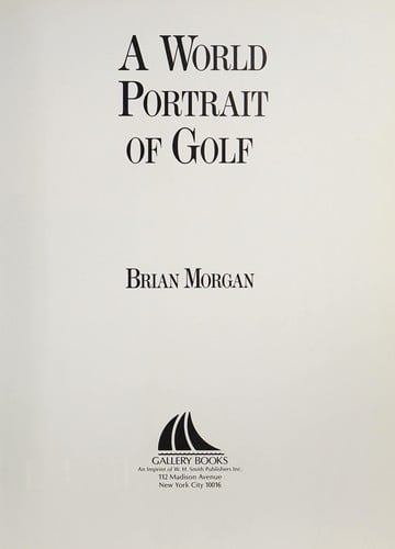 A world portrait of golf