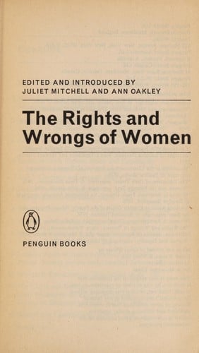 The Rights and wrongs of women